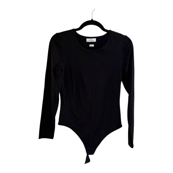 Aritzia Babaton Original Contour Crew Longsleeve in Black Size L - Picture 1 of 4